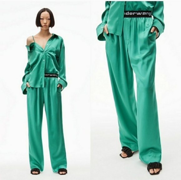 Alexander wang silk off shoulder blouse - Picture 2 of 8